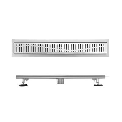 Modern 24-Inch Anti-Odor Stainless Steel Long Floor Drain Hotel Use Shower Hair Catcher Direct Factory Supply for Basin