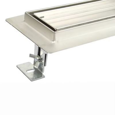 Polished Gold Rose Gold Matte Black Color 70*400mm SUS 304 Linear Floor Drain for Bathroom