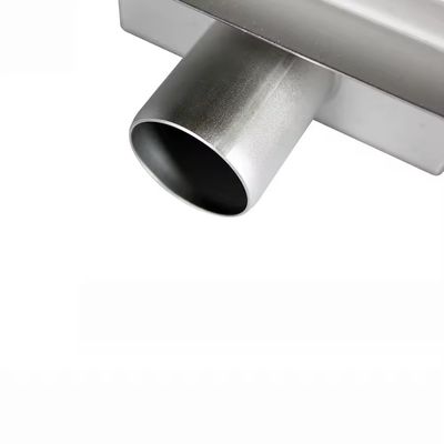 Polished Gold Rose Gold Matte Black Color 70*400mm SUS 304 Linear Floor Drain for Bathroom