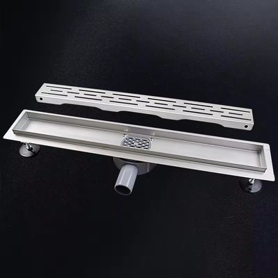 Long Floor Usage 304 Stainless Steel Linear Floor Drain with Different Cover Channel