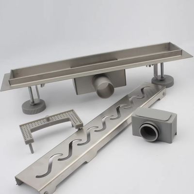 Multi Sizes SUS304 Stainless Steel Modern Design Long Hair Floor Drain for Bathroom