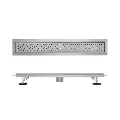 European Washroom Installations Stainless Steel Floor Drain with Strainer Style Design