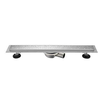 European Washroom Installations Stainless Steel Floor Drain with Strainer Style Design