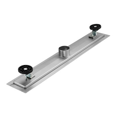 European Washroom Installations Stainless Steel Floor Drain with Strainer Style Design