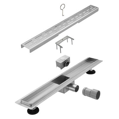 Bathroom Stainer Modern 304 Stainless Steel Linear Floor Drain for Hotels Basins