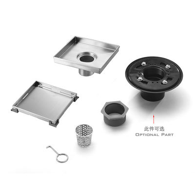 Anti Odor Function Chrome Plated Shower Grate Floor Drain for Popular Fitting