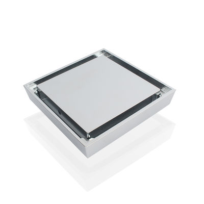 50mm Square Brass Floor Drain Tile Insert Anti-Odor Grate Cover Strainer for Hotels