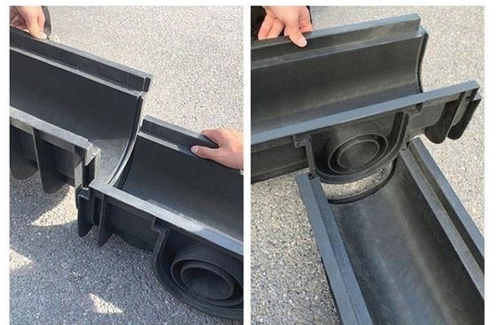 Durable Drains Rain Water Drainage Iron Cast Grate Channel HDPE Trench Balcony