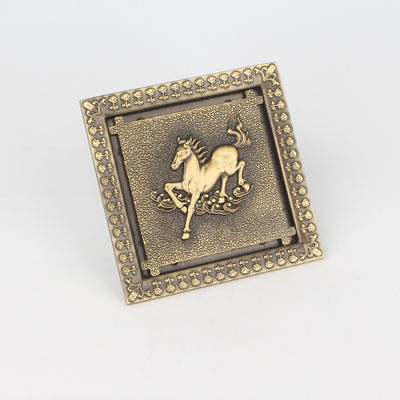 Modern Style Brass Square Bath Flower Shower Strainer Floor Drain Waste Cover Washer for Bathrooms and Washrooms for Basins