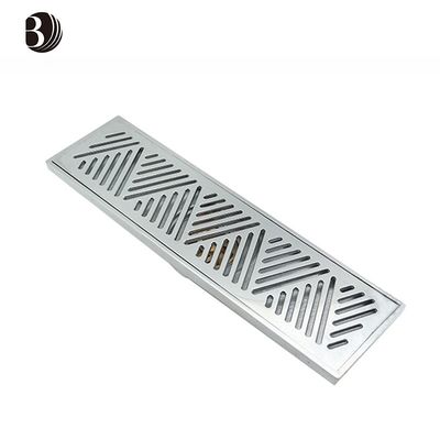 Punch Black Anti-Sand Square Bathroom Floor Drain Cover Metal Brass Floor Drain for Basin for Hotels