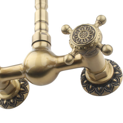 Modern High Pressure Antique Brass Shower Head Water Saving Handheld Filter with Strainer for Hotel Usage or Home Basin