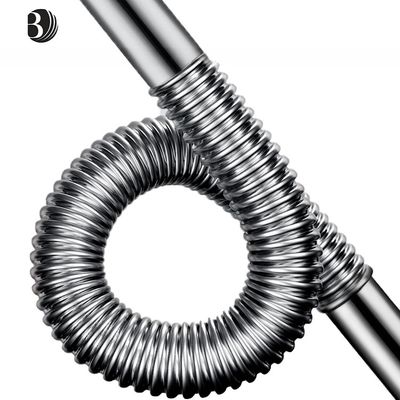 304 Stainless Steel Corrugated Pipe Sink Drainage Drain for Kitchen or Bathroom Stylish and Durable Drains