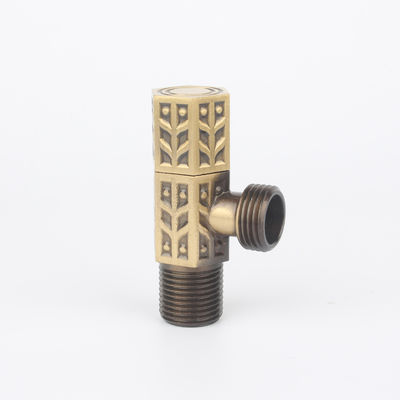 Antique Angle Brass Cartrid Triangle Valve Hot Selling New Design for Bathroom Toilet Wholesale Faucet Accessories Wash Basins