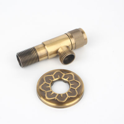 Antique Angle Brass Cartrid Triangle Valve Hot Selling New Design for Bathroom Toilet Wholesale Faucet Accessories Wash Basins