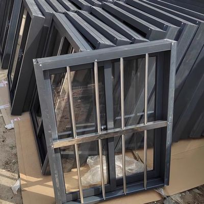 Modern Design Aluminum Alloy Sliding Windows Roller Blind Horizontal Anti-Theft Folding Screen Self-Built Push-Pull Rural