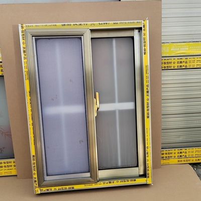 Modern Design Aluminum Alloy Push-Pull Sliding Windows Roller Blind Horizontal Anti-Theft Folding Screen Rural Self-Built