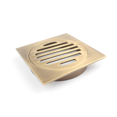 Customizable Modern Linear Brass Swimming Pool Floor Drain and 50mm Water Seal Height