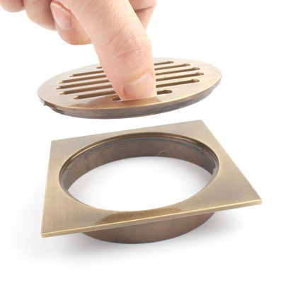 Custom Modern Style Linear Stainless Steel Swimming Pool Floor Drain Brass Deodorant Strainer for Bathroom Basin Chrome Plated