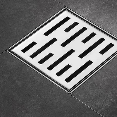 Modern 4-Inch Floor Drain with Anti-Odor Grate for Hotels Popular Design