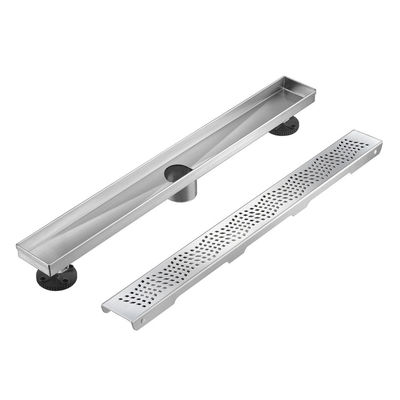 50.8mm Outer Diameter Long Stainless Steel Trap Shower Floor Drain for Hotel Bathrooms