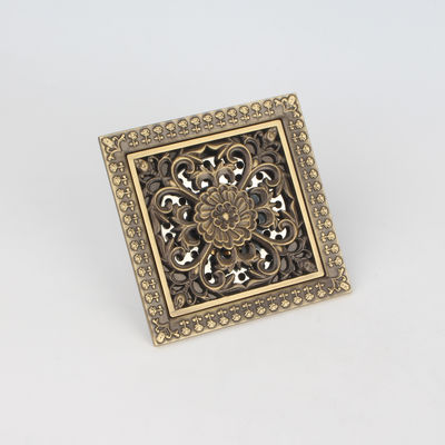 Modern Design Brass Floor Drain Factory Wholesale for Bathroom and Hotel Multi-Style Strainer for Basin Use