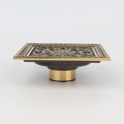 Modern Design Brass Floor Drain Factory Wholesale for Bathroom and Hotel Multi-Style Strainer for Basin Use