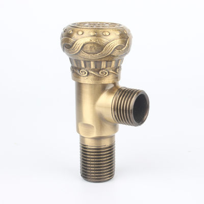 1/2 Inch Antique Brass Square Angle Valve for Kitchen and Bathroom Wash Basins Hotel