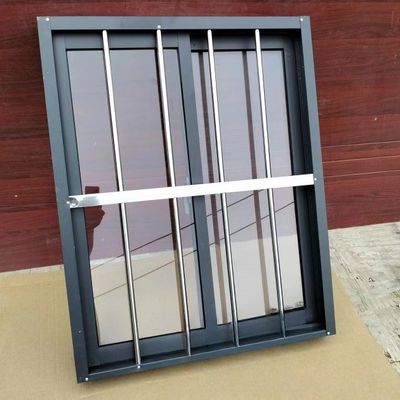 Aluminum Alloy Push-Pull Sliding Windows with Roller Blind for Rural Self-Built Housing and Warehouses