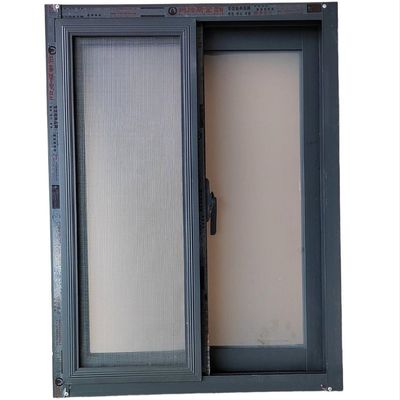 Modern Design Aluminum Alloy Push-Pull Sliding Windows Horizontal Anti-Theft Folding Screen Roller Blind Rural Self-Built