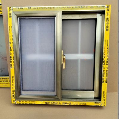 Modern Design Aluminum Alloy Push-Pull Sliding Windows Horizontal Anti-Theft Folding Screen Roller Blind Rural Self-Built