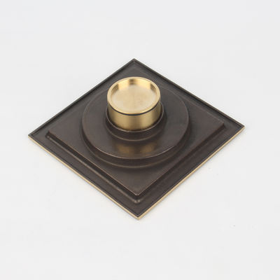 Anti Odor Function All-Brass Antique Dolphin Floor Drain with Deodorant Tile Insert Waste