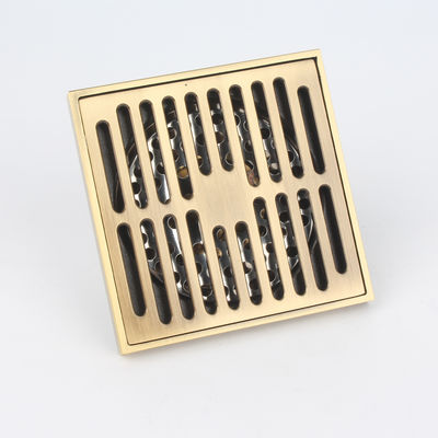 Anti Odor Modern Design BQ20160 Brass Square Floor Drain for Hotels and Balconies