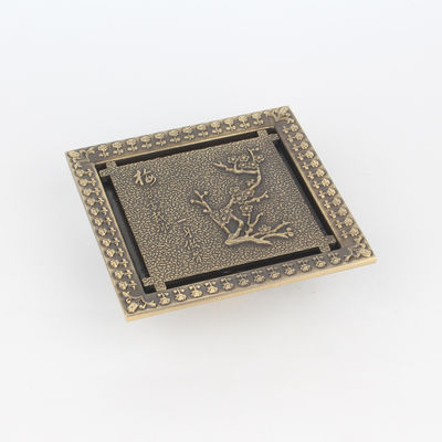Modern 5-Inch Brass Bathroom Shower Drains Square Shower Floor Waste Drain with Basin Usage for Hotels