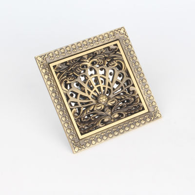 BANGQI Square Shower Brass Floor Drain with Smooth Surface and Anti Odor Function