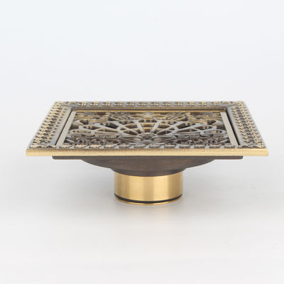 BANGQI Square Shower Brass Floor Drain with Smooth Surface and Anti Odor Function